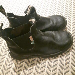 BLUNDSTONE 163 steel toe safety Chelsea boots black